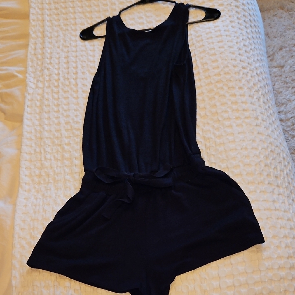 Wilfred Free Black Shorts Romper